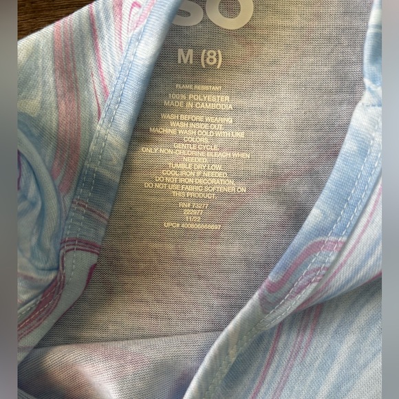 NEW SO Girls 100% Polyester Nightgown - Picture 3 of 3